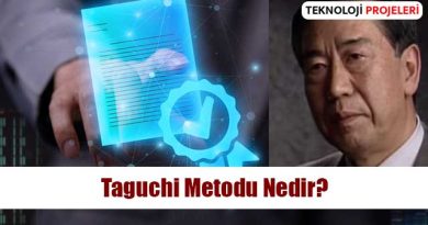 Taguchi Metodu Nedir?