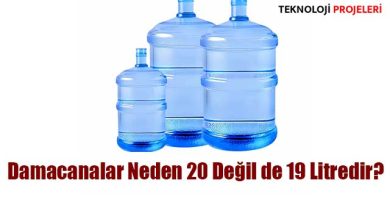 Damacanalar Neden 20 Değil de 19 Litredir?